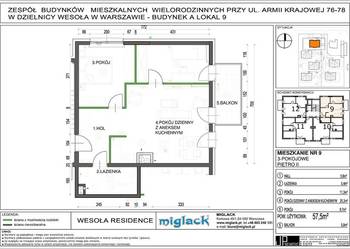 3 pokoje 58m2 Warszawa Wesoła ul. Armii Krajowej 76/78