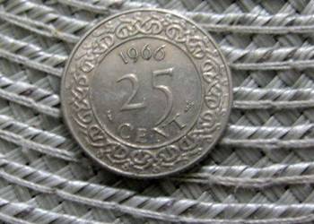 Surinam 25 Cent 1966r