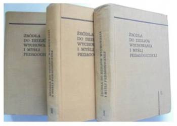 Źródła do dziejów wychowania i myśli pedagogicznej - Wołoszy Źródła do dziejów wychowania i myśli pedagogicznej - Wołoszy