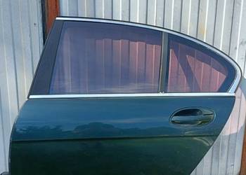 BMW E65 DRZWI LEWE TYŁ TYLNE OXFORDGRUEN 2 METALLIC KOMPLETNE
