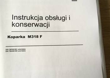 dtr instrukcja obsługi CATERPILLAR M318F i iNNE