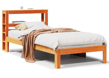 Rama łóżka bez materaca woskowy brąz sosnowa 75x190 cm WM-3306057