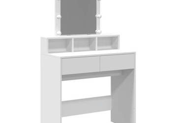 Toaletka z LED biała 80x41x1445 cm WM-848178