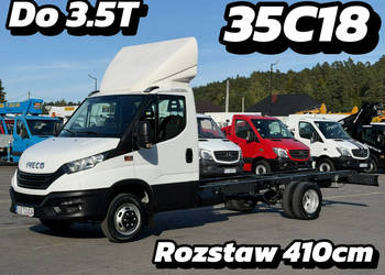 Iveco Daily 35C18 Rama do Zabudowy Na bliźniaku Kontener Chłodnia Laweta W…