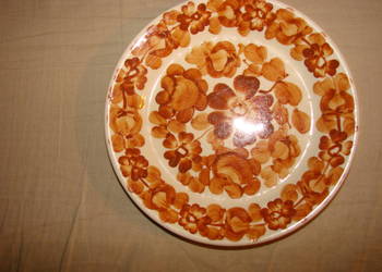 Włocławek fajansowy talerz deserowy 17 cm